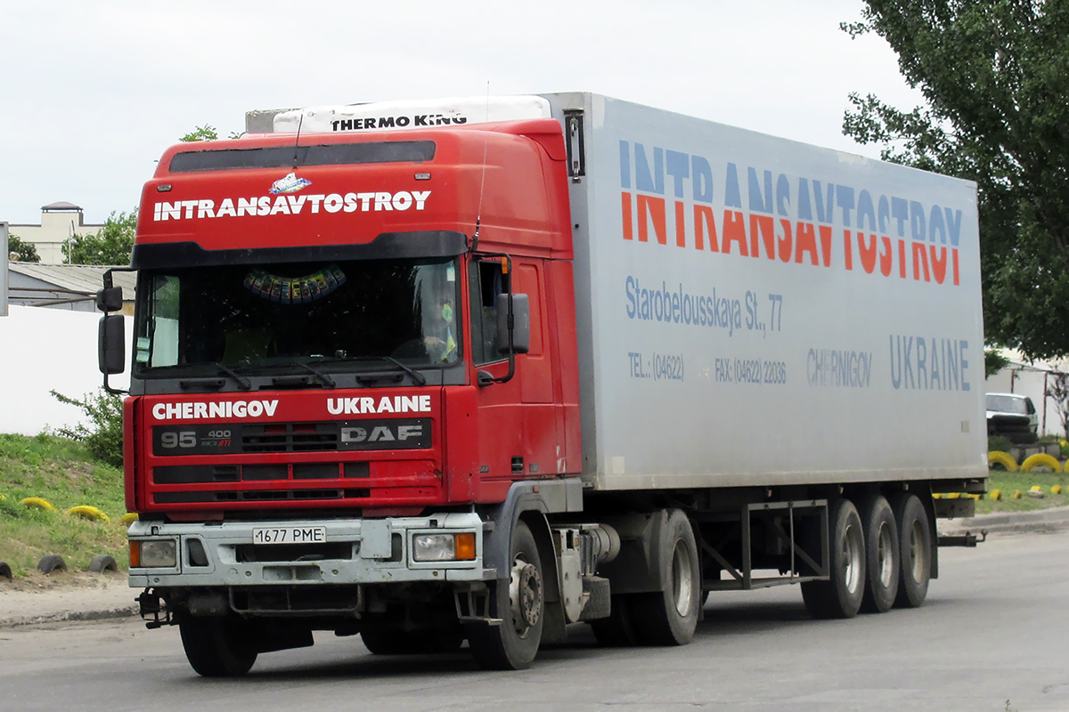 Черниговская область, № 1677 РМЕ — DAF 95 FT