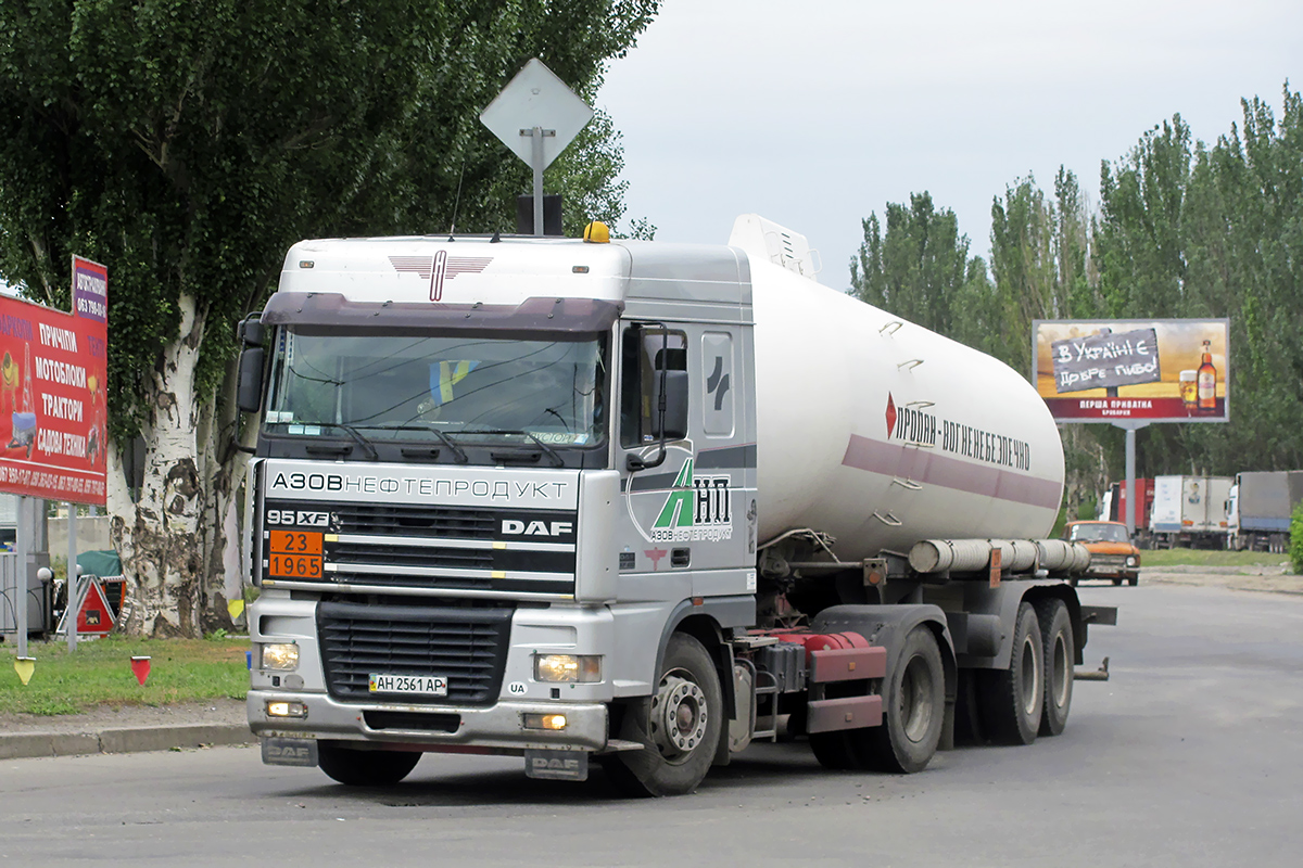 Донецкая область, № АН 2561 АР — DAF 95XF FT