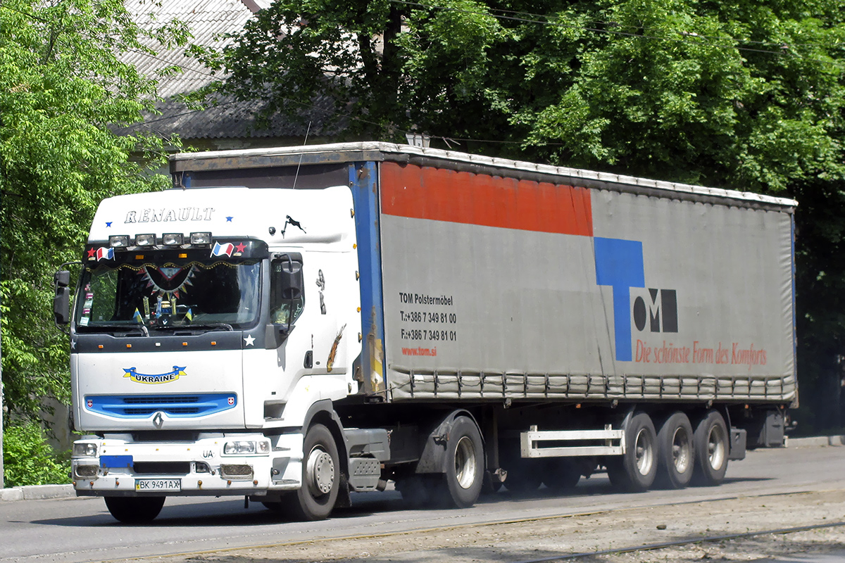 Ровненская область, № ВК 9491 АХ — Renault Premium ('1996)
