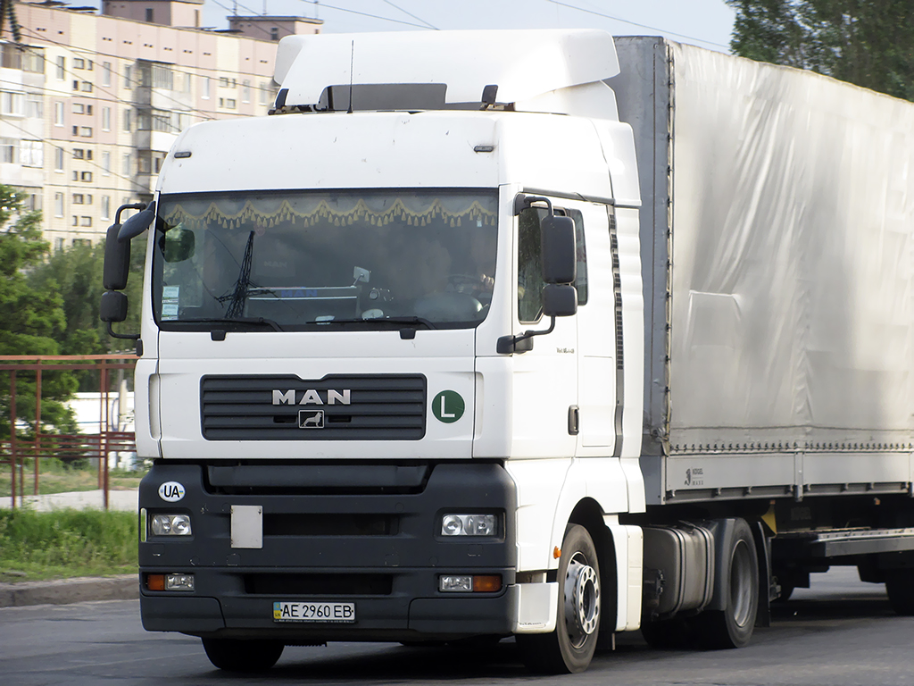 Днепропетровская область, № АЕ 2960 ЕВ — MAN TGA 18.440