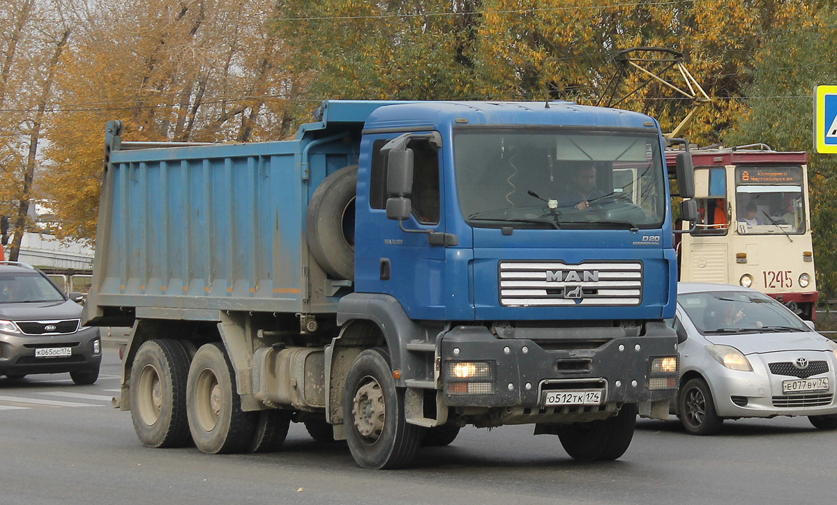 Челябинская область, № О 512 ТК 174 — MAN TGA (общая модель)