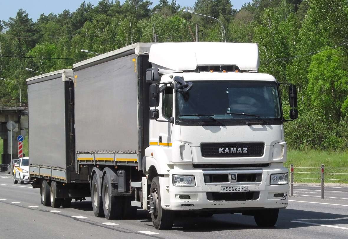 Тульская область, № У 556 КО 71 — КамАЗ-65207-S5(87)