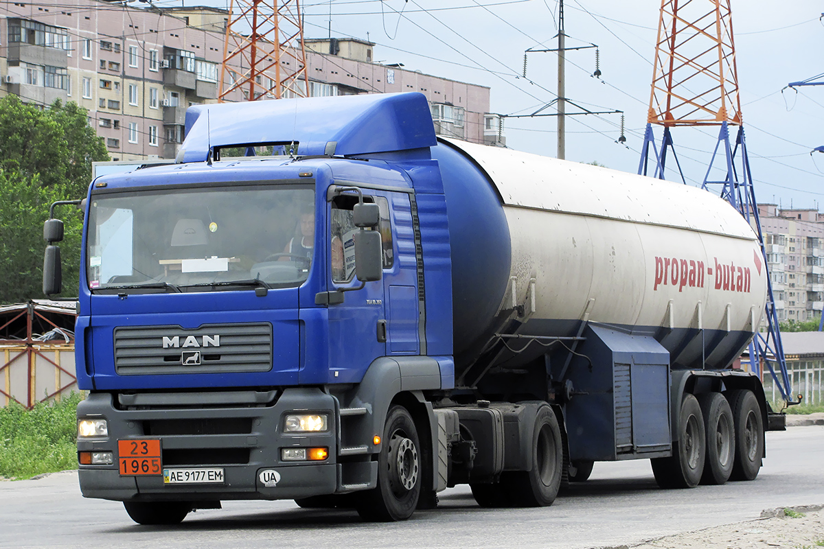 Днепропетровская область, № АЕ 9177 ЕМ — MAN TGA 18.360