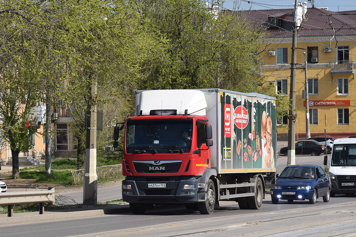 Волгоградская область, № Н 431 ОУ 761 — MAN TGM 18.250