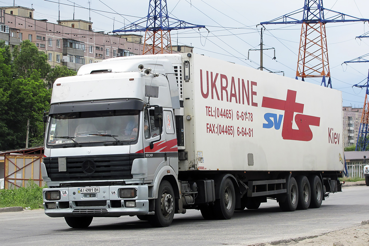 Киевская область, № АІ 4981 ВІ — Mercedes-Benz SK 1838