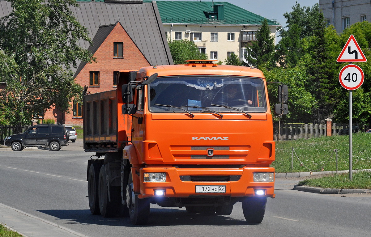 Омская область, № Т 172 НС 55 — КамАЗ-65115-L4(19)