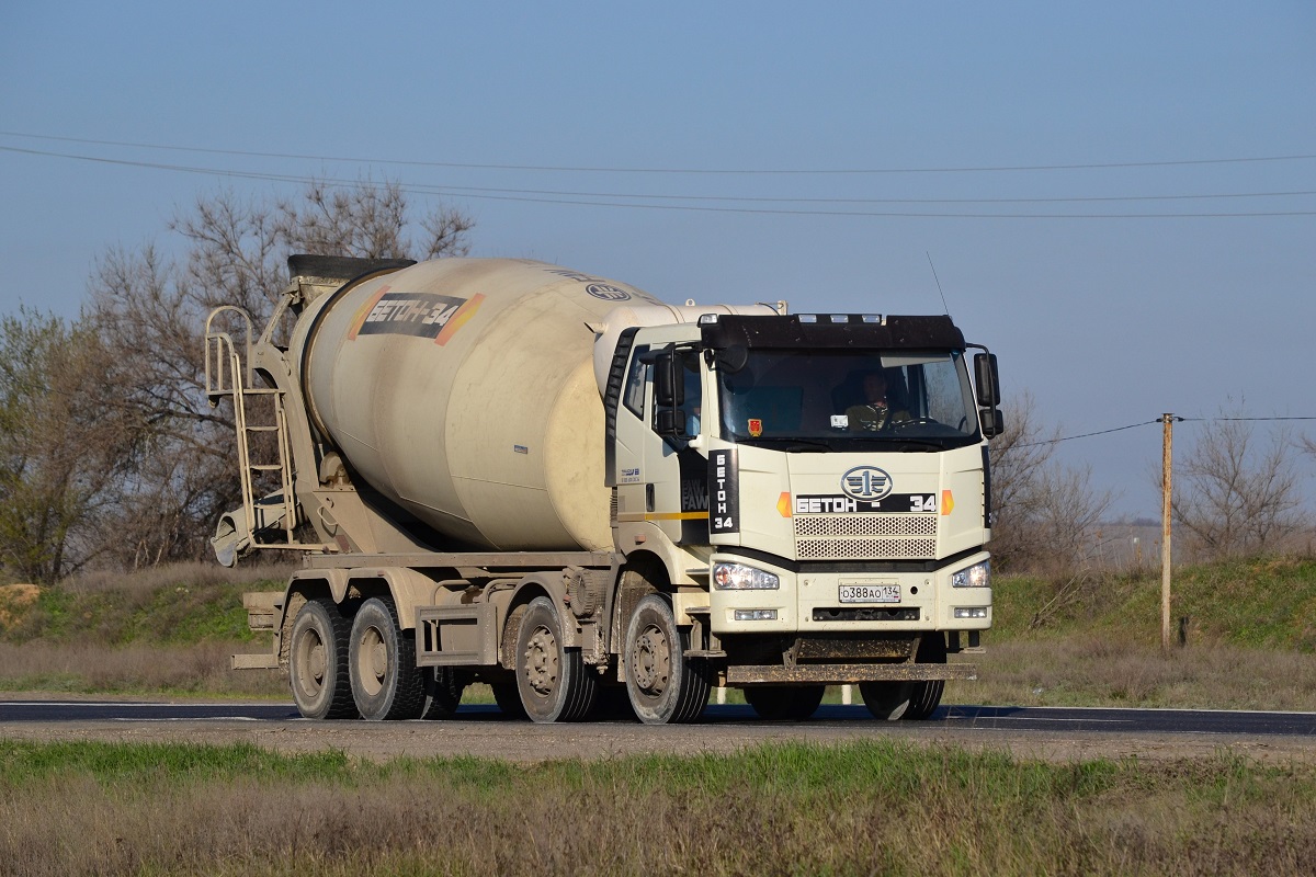 Волгоградская область, № О 388 АО 134 — FAW J6 CA3310