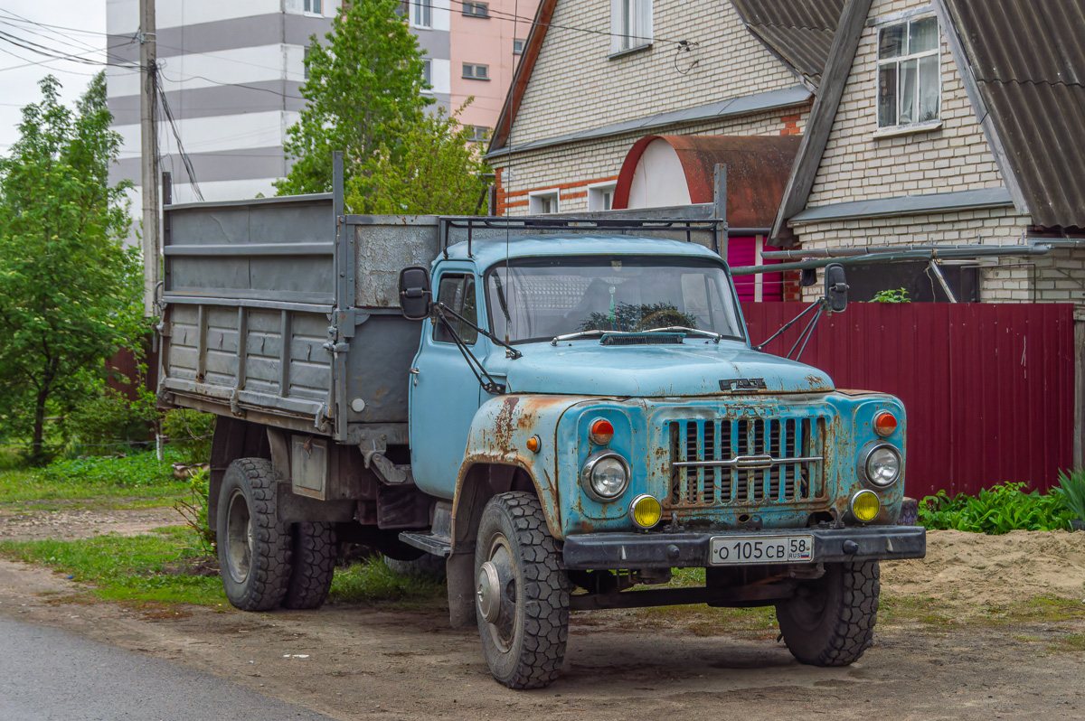 Пензенская область, № О 105 СВ 58 — ГАЗ-52/53 (общая модель)