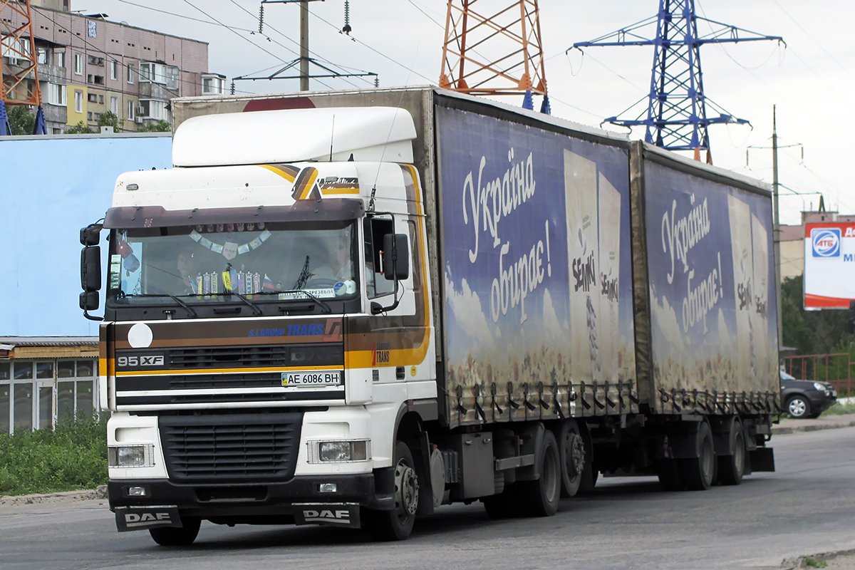 Днепропетровская область, № АЕ 6086 ВН — DAF 95XF FAR