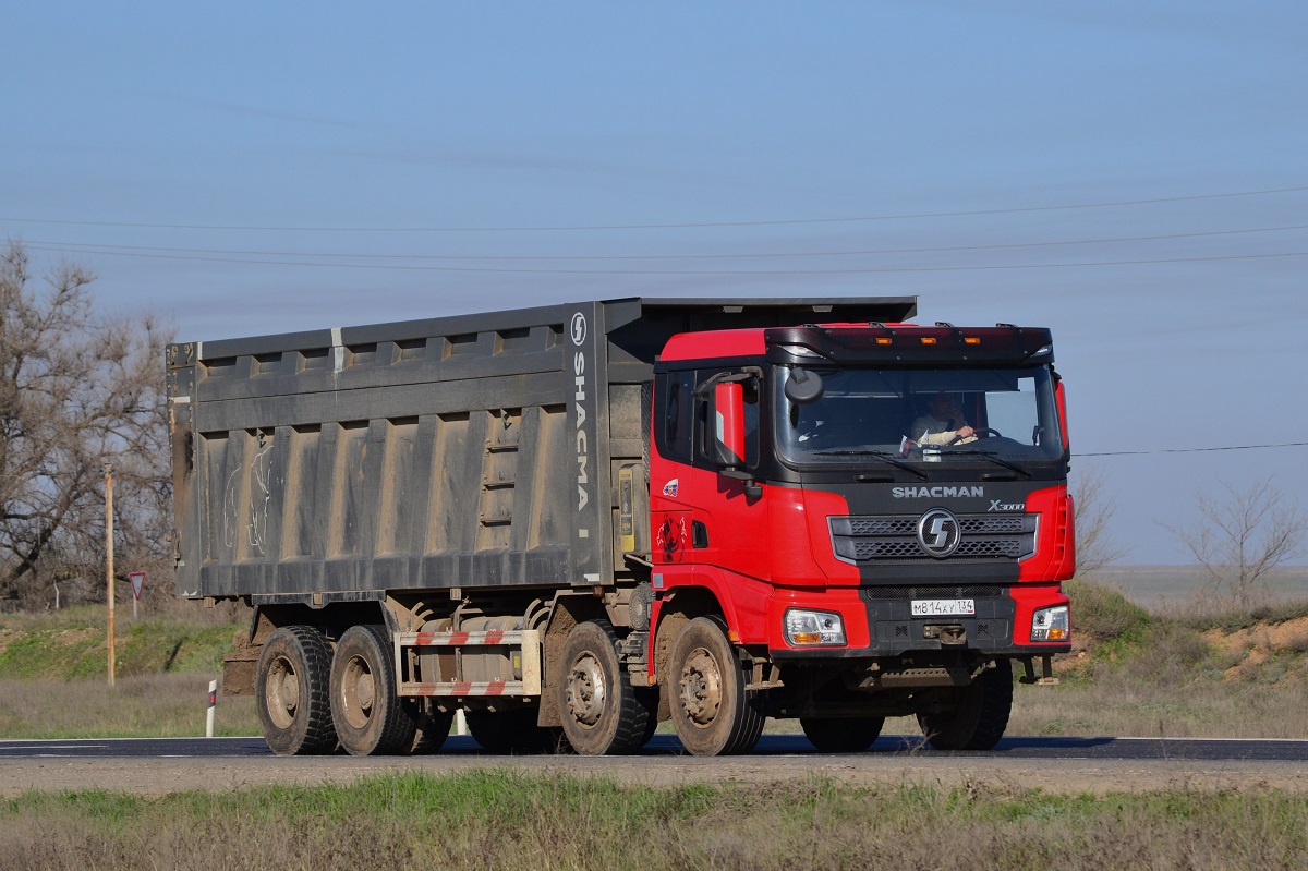 Волгоградская область, № М 814 ХУ 134 — Shaanxi Shacman X3000 SX3318