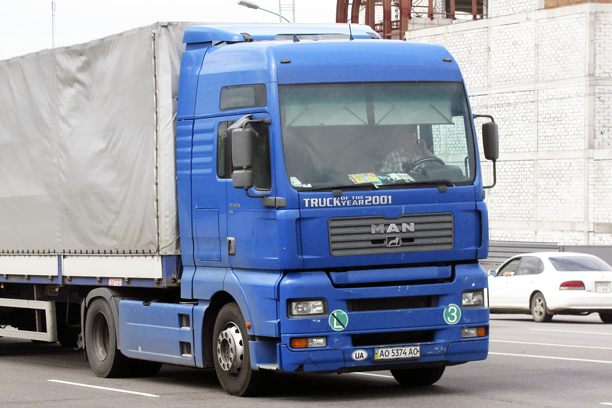 Закарпатская область, № АО 5374 АО — MAN TGA 18.460