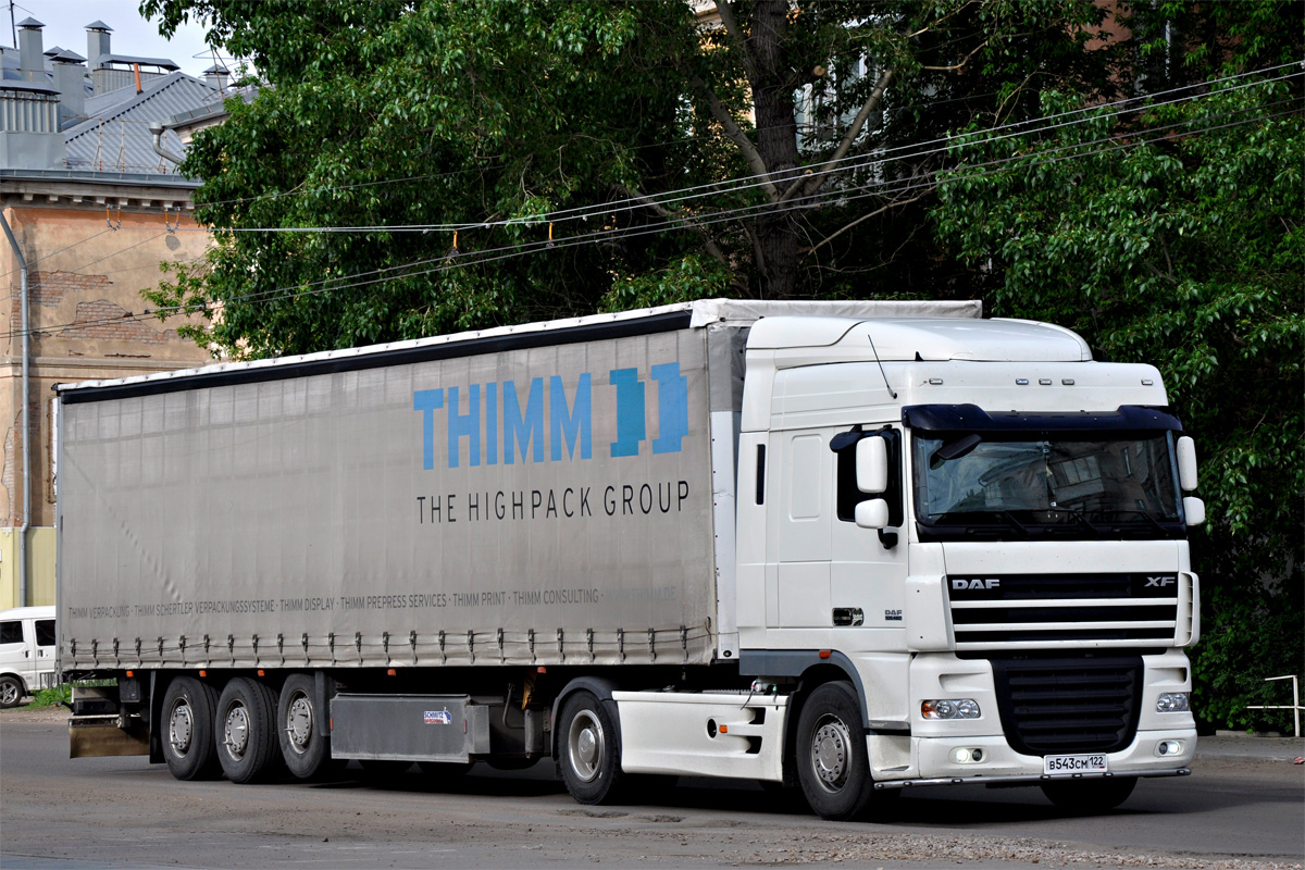 Алтайский край, № В 543 СМ 122 — DAF XF105 FT