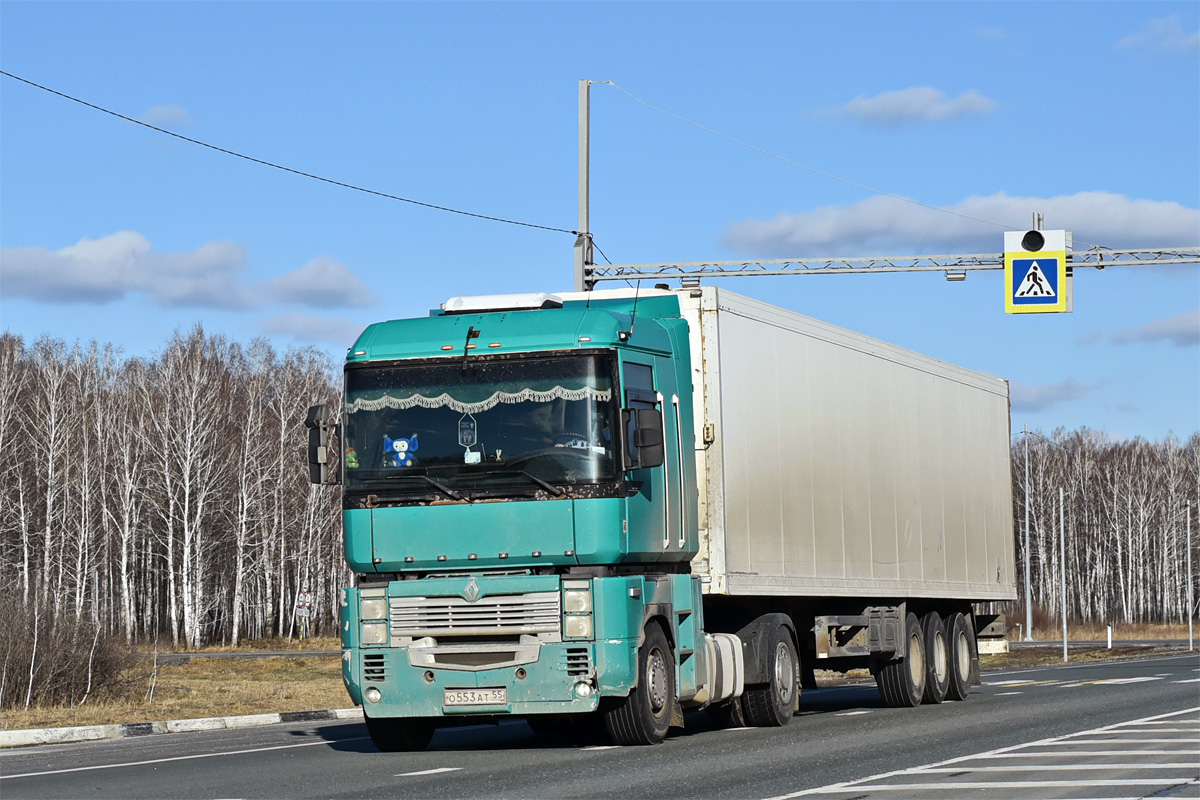 Омская область, № О 553 АТ 55 — Renault Magnum Integral ('1997)