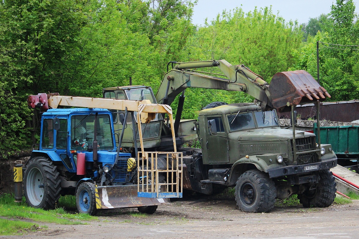 Рязанская область, № Е 935 ЕК 62 — КрАЗ-255В; Рязанская область — Разные фотографии (Спецтехника); Рязанская область — Спецтехника с нечитаемыми на фото номерами