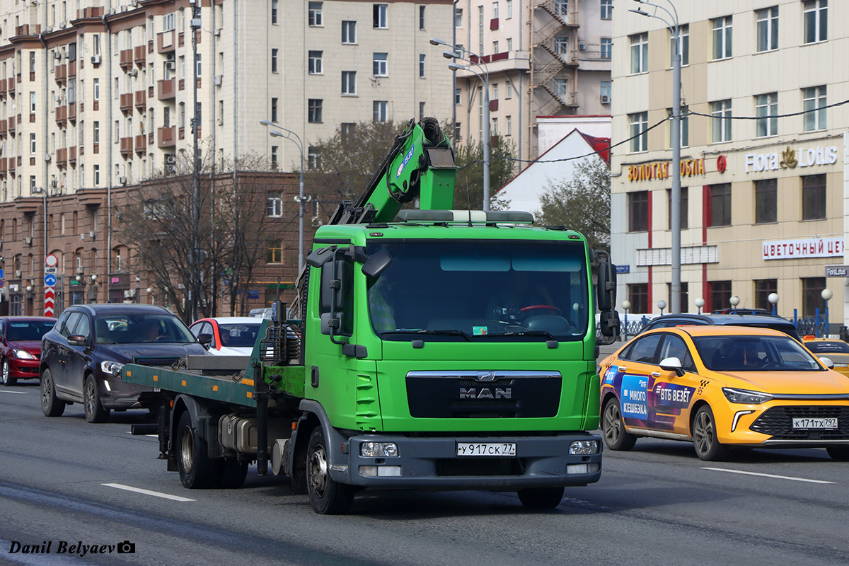 Москва, № У 917 СК 77 — MAN TGL 12.180