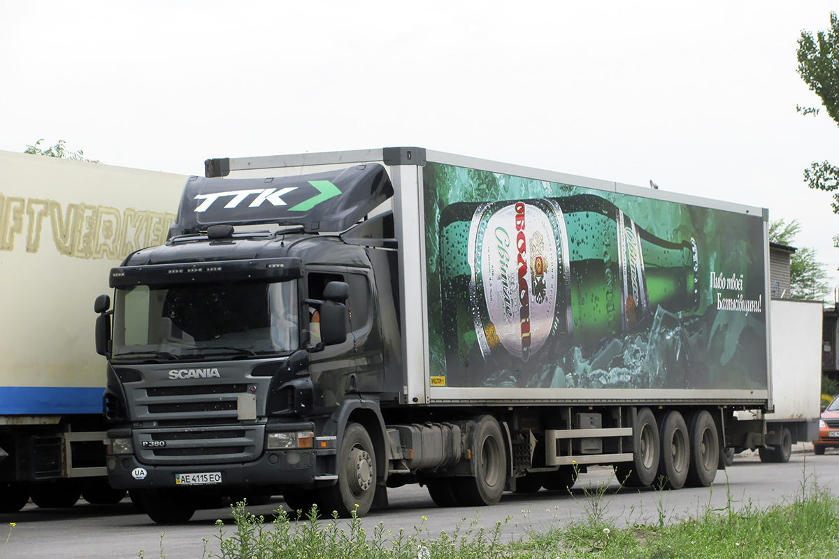 Днепропетровская область, № АЕ 4115 ЕО — Scania ('2004) P380