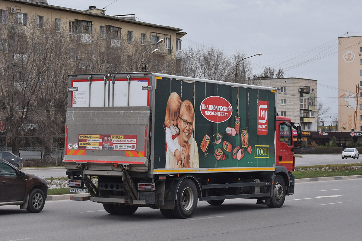 Волгоградская область, № Н 431 ОУ 761 — MAN TGM 18.250
