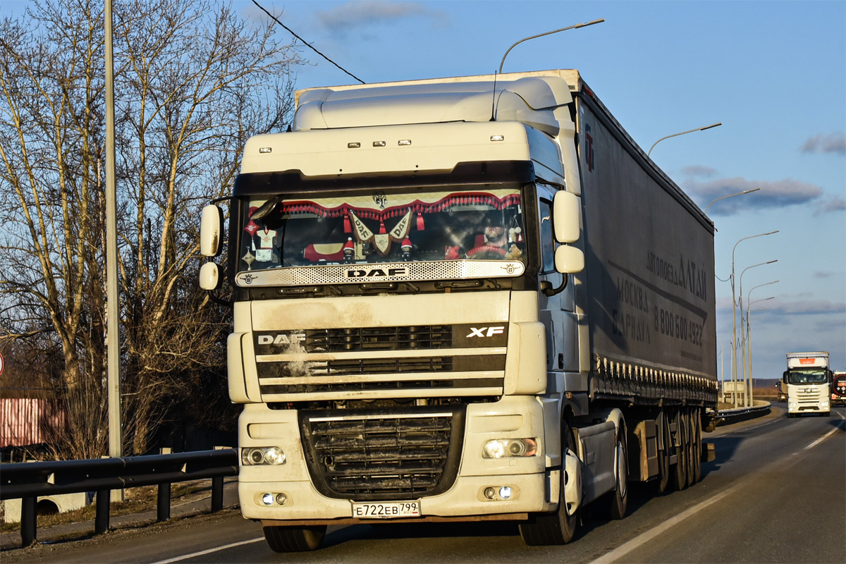 Москва, № Е 722 ЕВ 799 — DAF XF105 FT