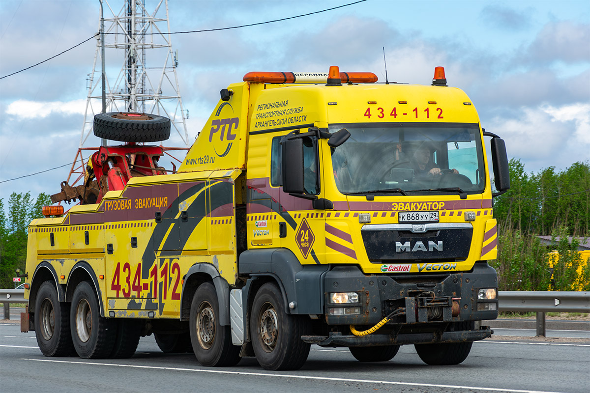 Архангельская область, № К 868 УУ 29 — MAN TGS 41.480