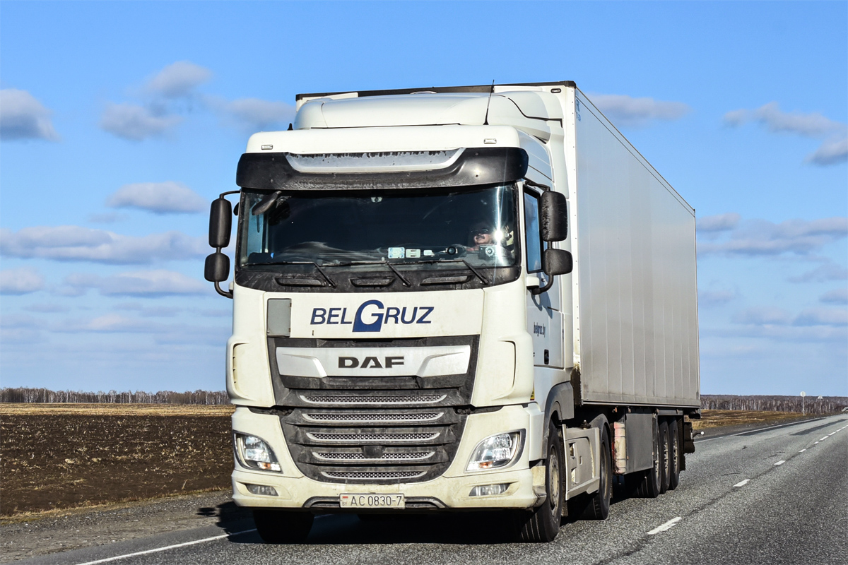 Минск, № АС 0830-7 — DAF XF Euro6 FT