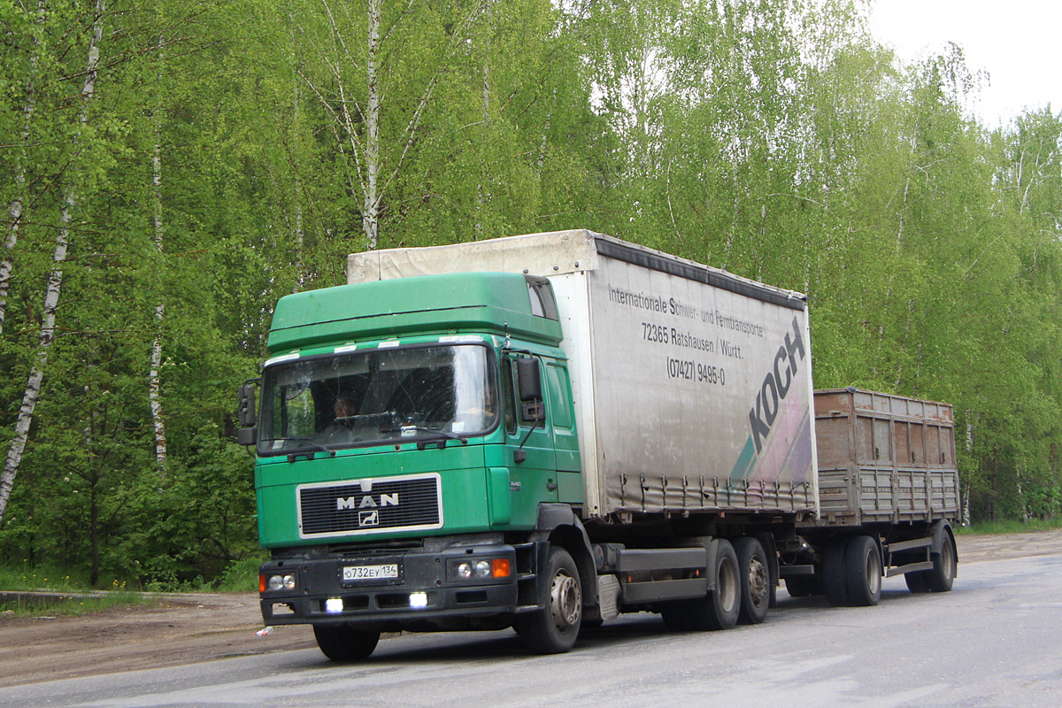 Волгоградская область, № О 732 ЕУ 134 — MAN F2000 26.403