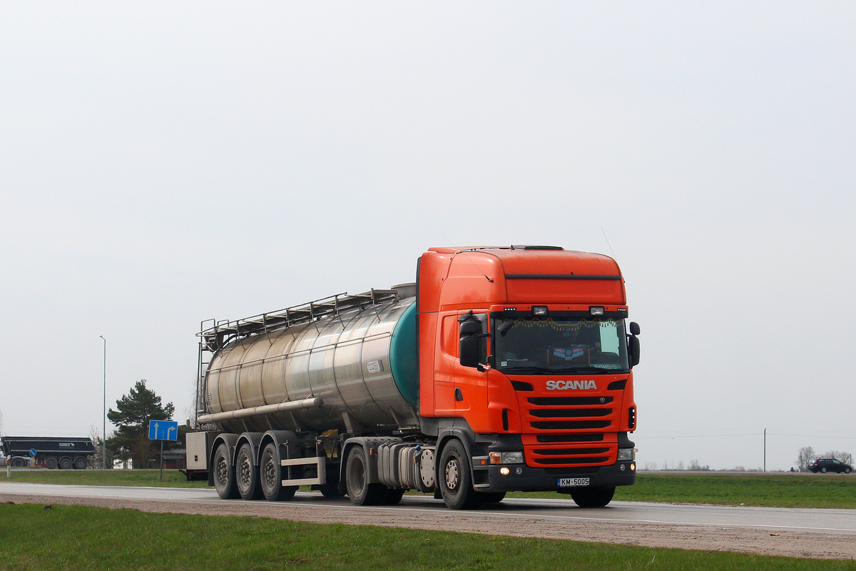 Латвия, № KM-5005 — Scania ('2009-2011, общая модель)