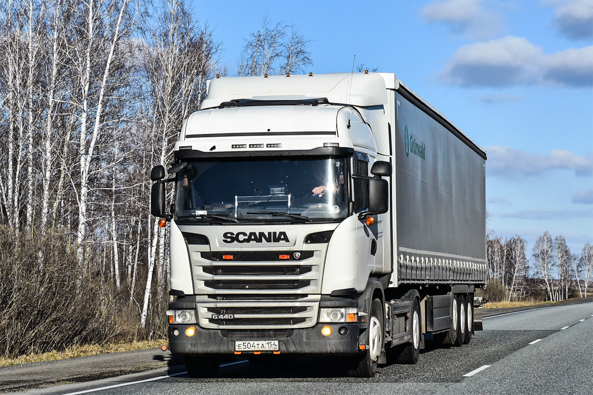 Новосибирская область, № Е 504 ТА 154 — Scania ('2013) G440