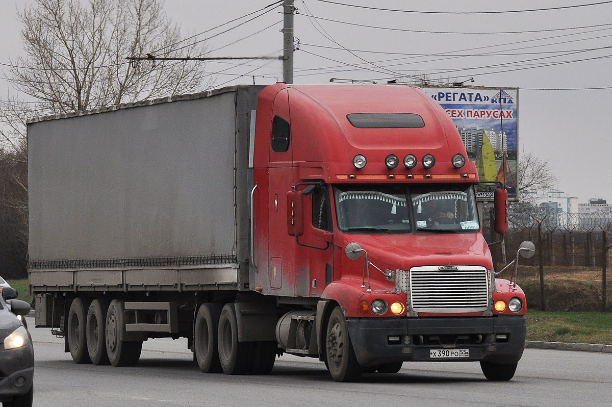 Омская область, № Х 390 РО 55 — Freightliner Century Class