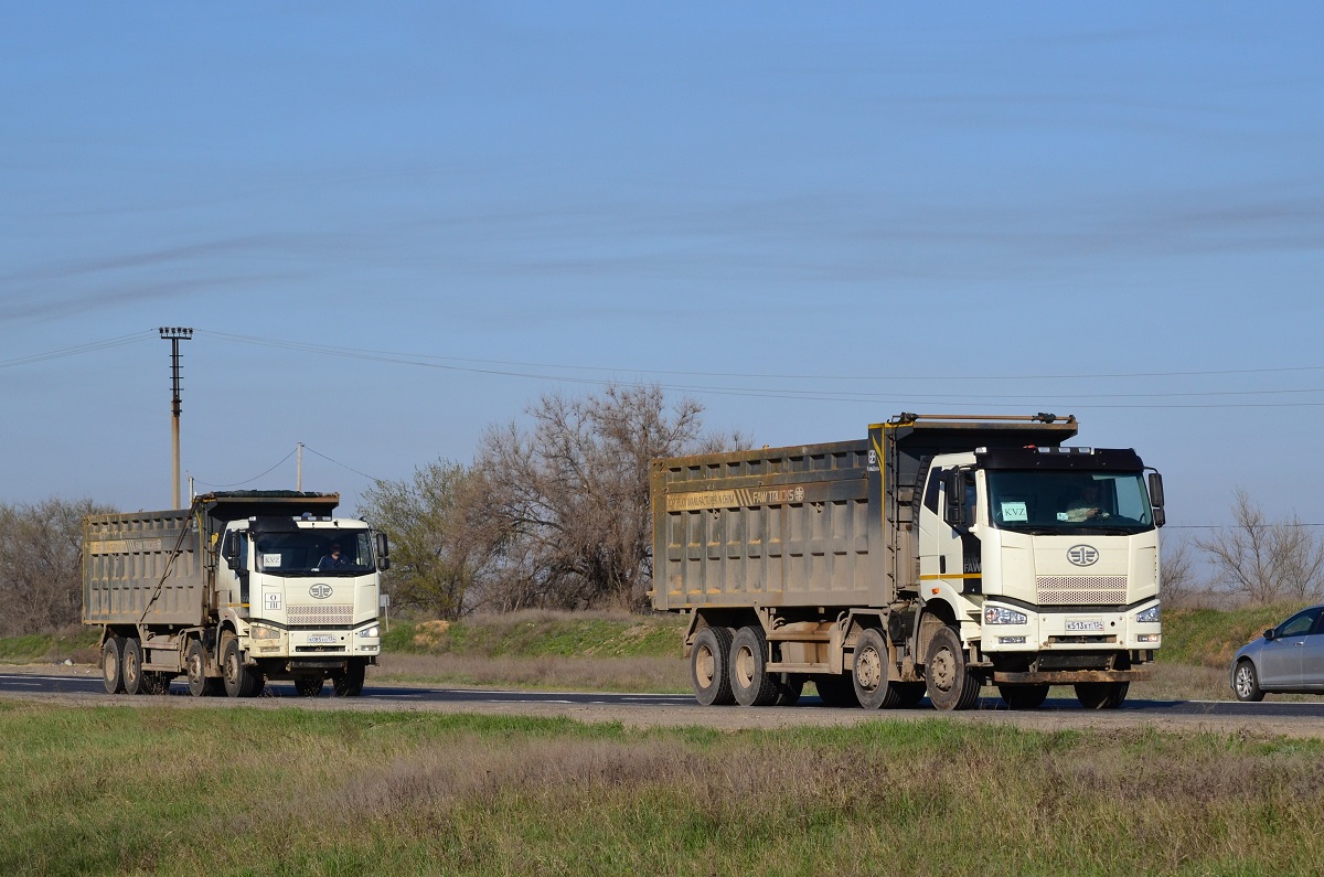 Волгоградская область, № К 513 ХТ 134 — FAW J6 CA3310