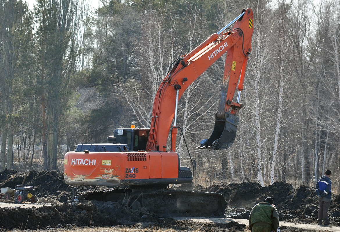 Омская область, № 9530 АА 55 — Hitachi ZX240 (общая модель)
