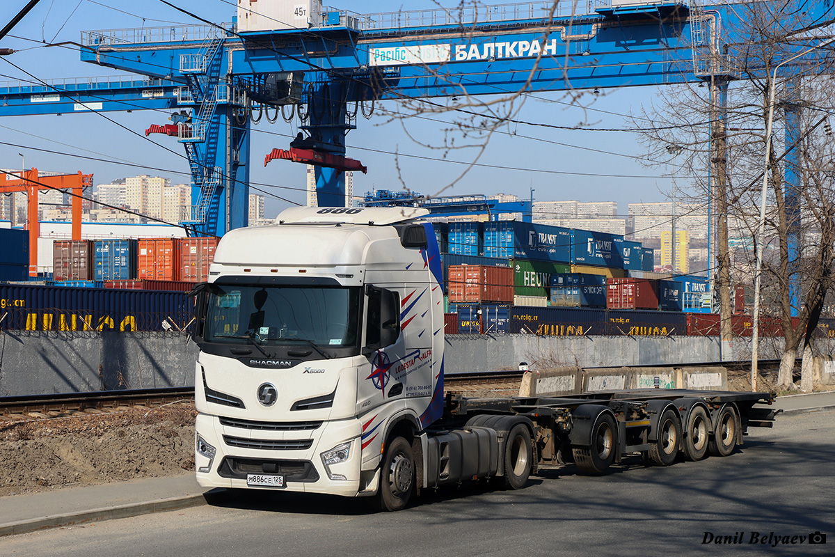 Приморский край, № М 886 СЕ 125 — Shaanxi Shacman X6000 SX4188