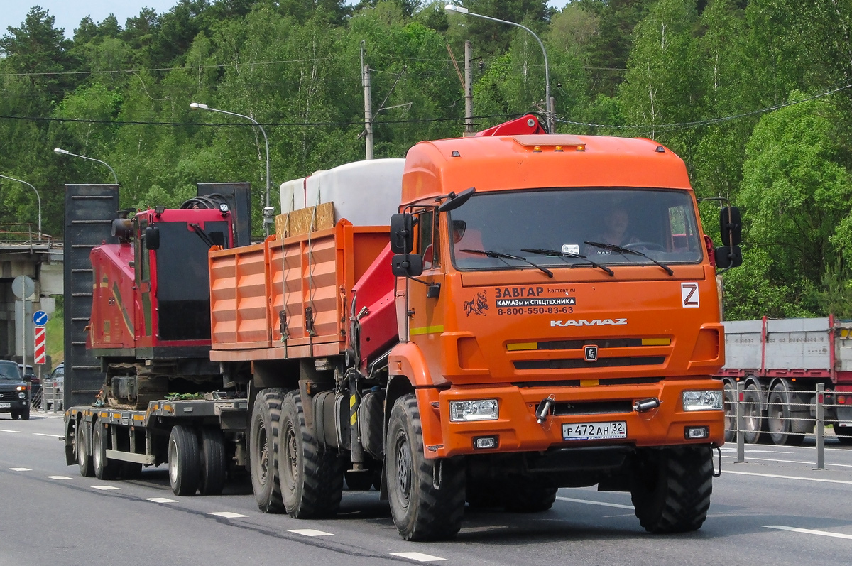 Брянская область, № Р 472 АН 32 — КамАЗ-43118-50