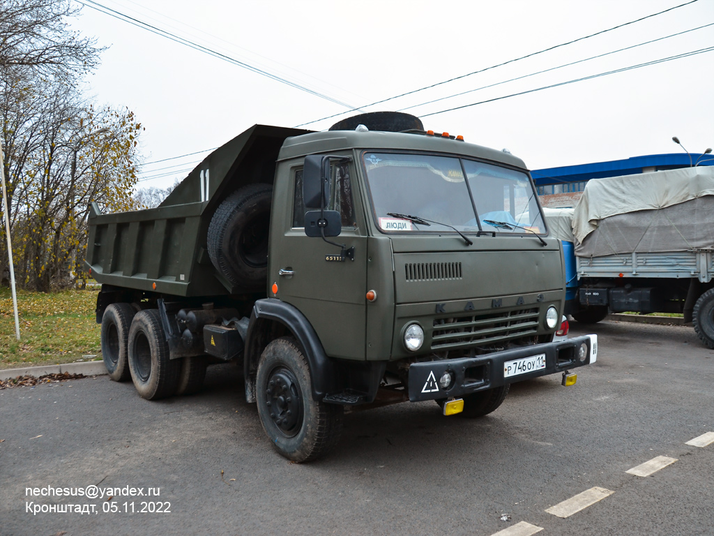 Санкт-Петербург, № Р 746 ОУ 11 — КамАЗ-55111-01 [55111A]
