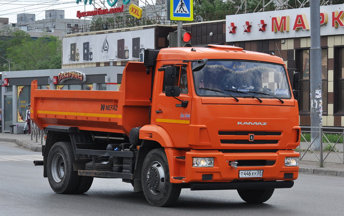 Омская область, № Т 446 ХУ 55 — КамАЗ-43255-R4(28)