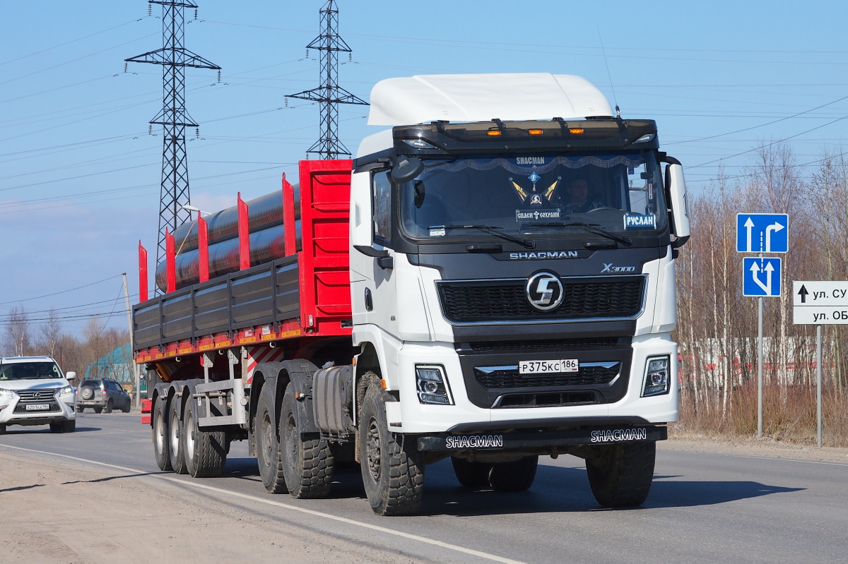Ханты-Мансийский автоном.округ, № Р 375 КС 186 — Shaanxi Shacman X3000 SX4258