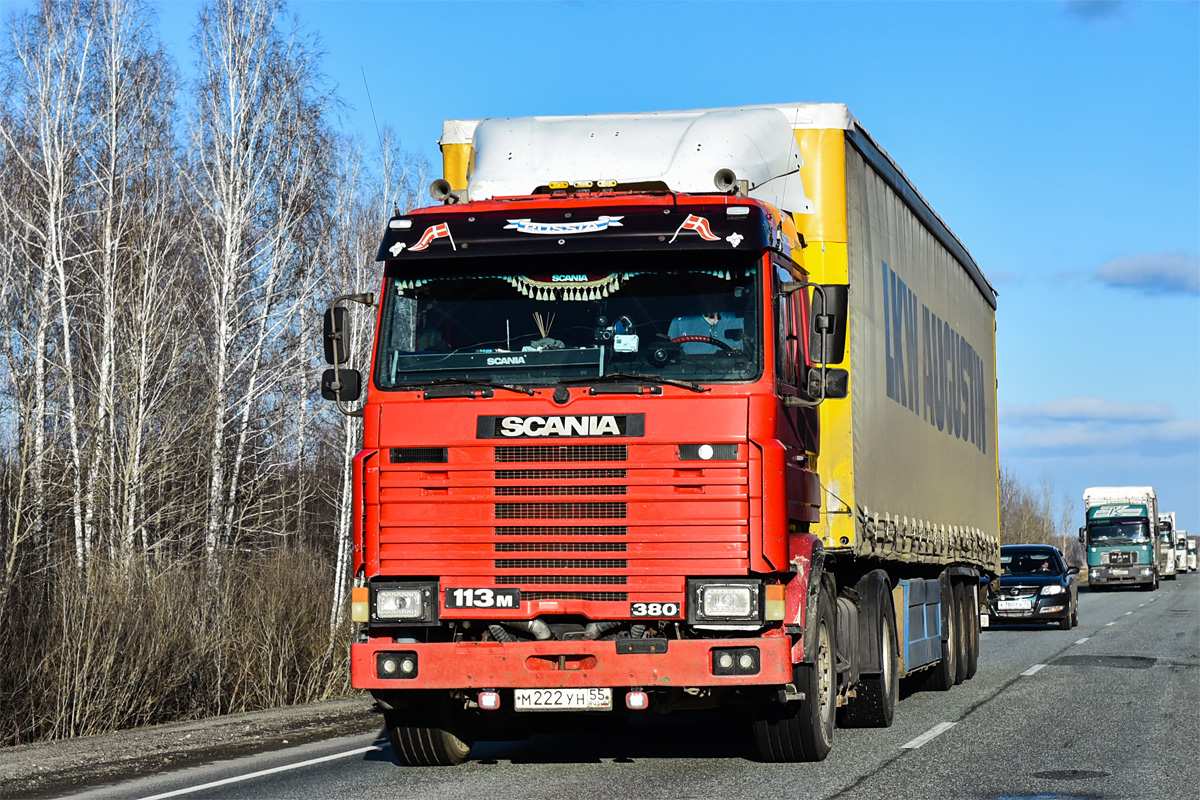 Омская область, № М 222 УН 55 — Scania (III) R113M