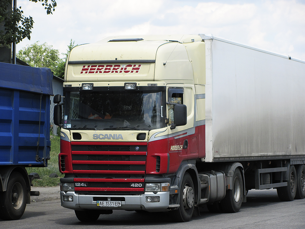 Днепропетровская область, № АЕ 3531 ЕВ — Scania ('1996) R124L