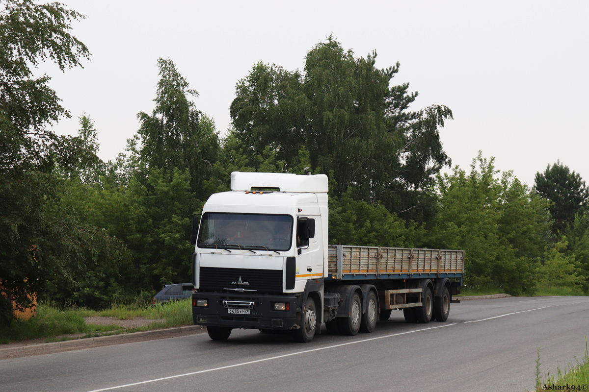 Красноярский край, № С 635 УР 24 — МАЗ-6430A8