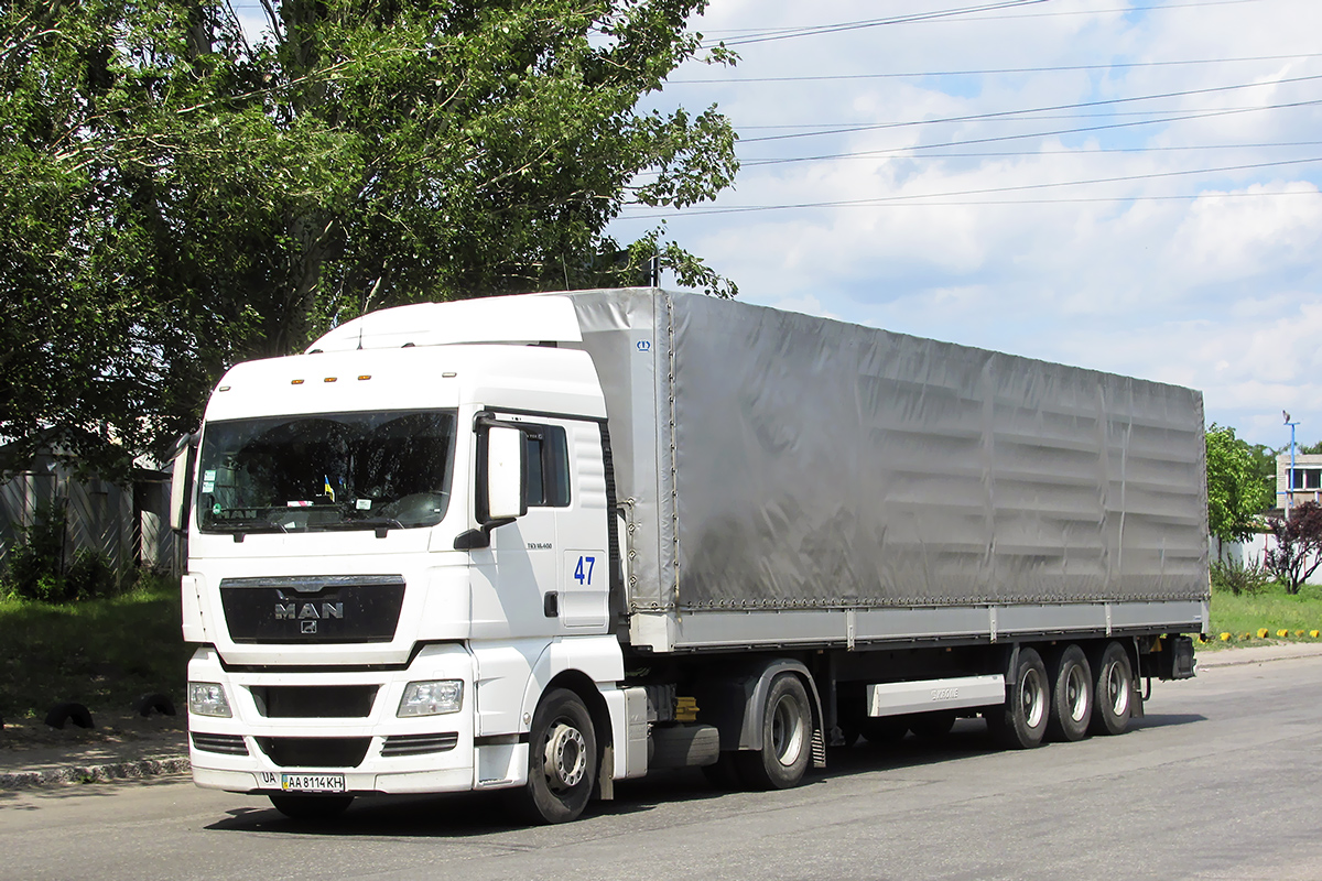 Львовская область, № 47 — MAN TGX ('2007) 18.400
