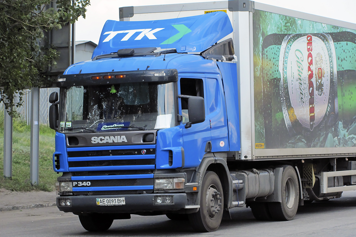Днепропетровская область, № АЕ 0093 ВН — Scania ('2004) P340