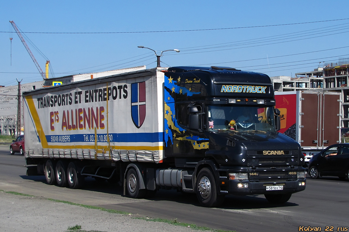 Кемеровская область, № У 581 ЕХ 142 — Scania ('1996) T-Series 144L