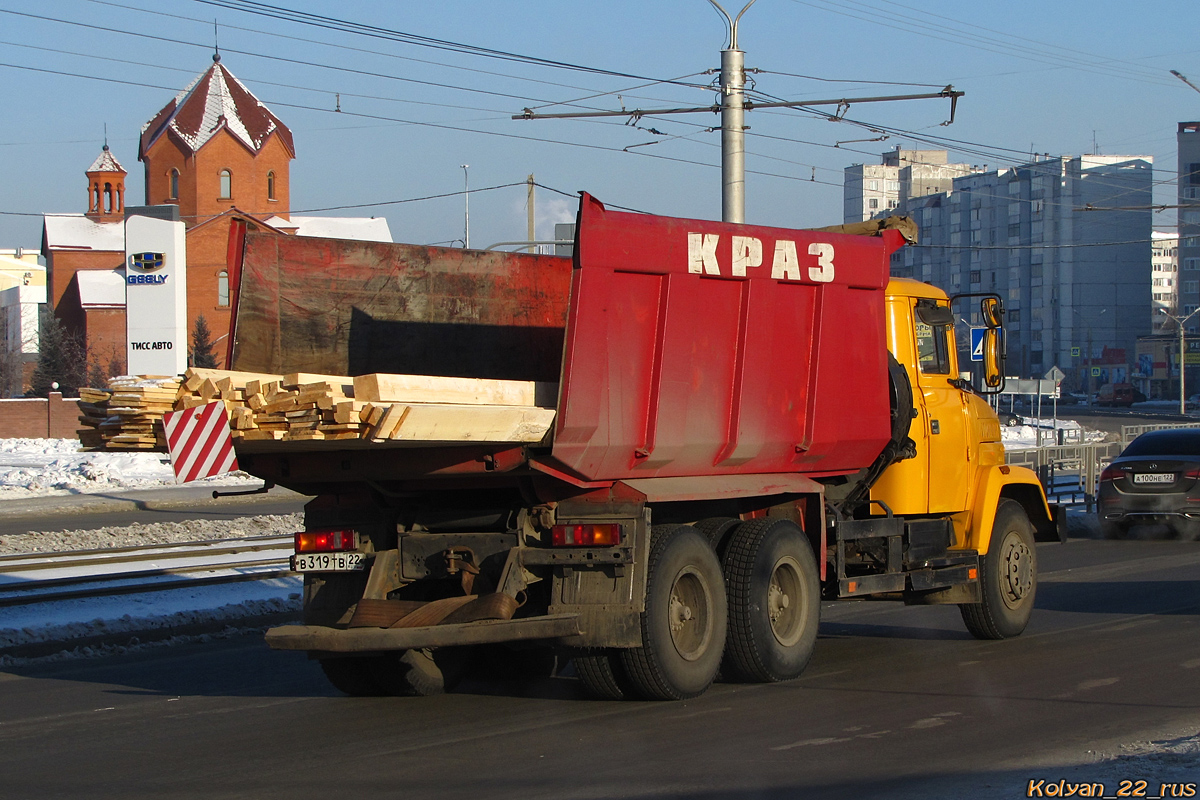 Алтайский край, № В 319 ТВ 22 — КрАЗ-65055