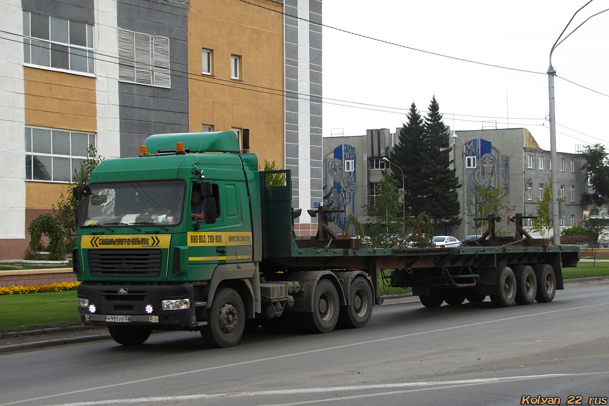 Алтайский край, № Н 991 УЕ 22 — МАЗ-6430A9