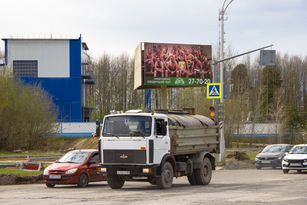 Ханты-Мансийский автоном.округ, № Х 756 НХ 86 — МАЗ-555102