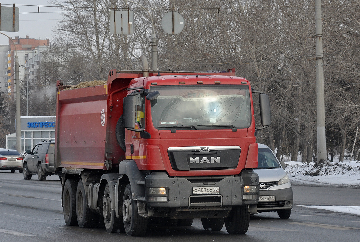 Омская область, № Х 409 ОХ 55 — MAN TGS (общая модель)