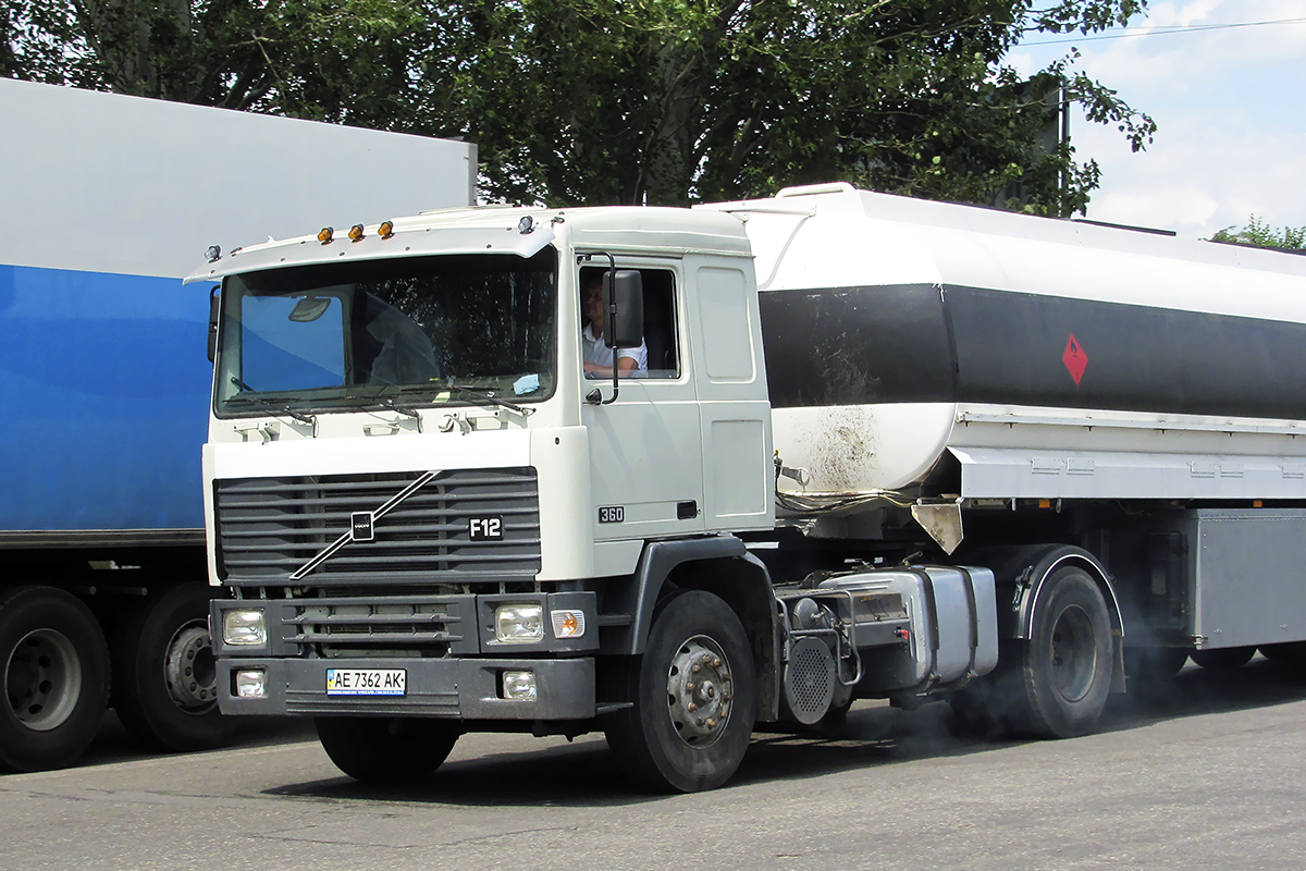 Днепропетровская область, № АЕ 7362 АК — Volvo ('1987) F12