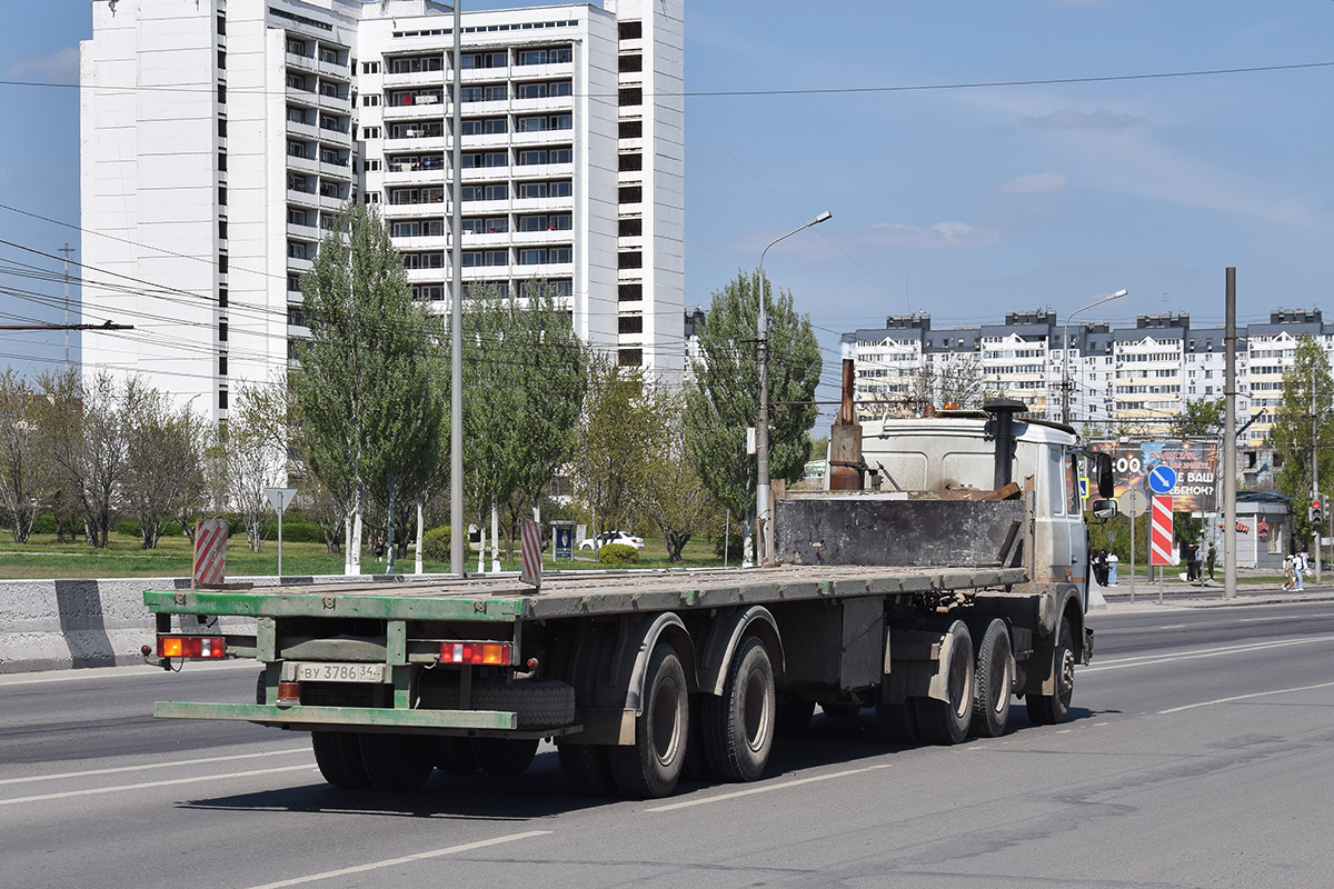 Волгоградская область, № ВУ 3786 34 — МАЗ-93866