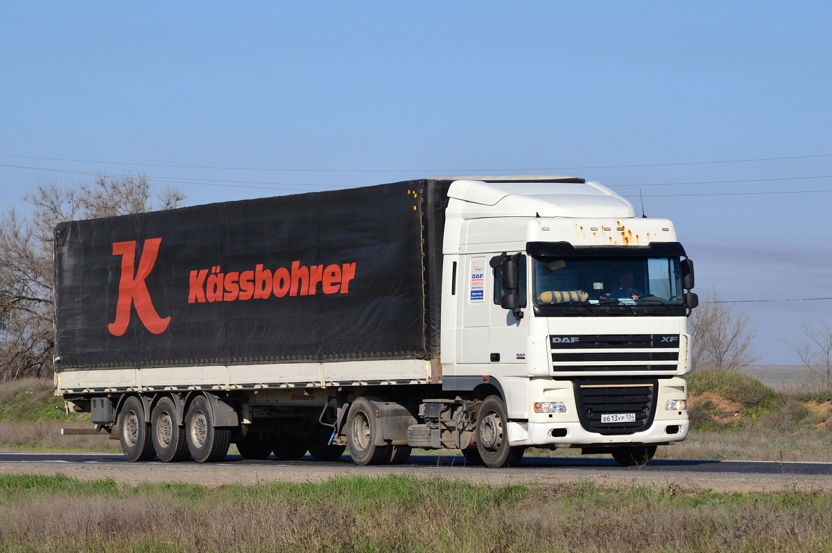 Волгоградская область, № В 613 УР 134 — DAF XF105 FT