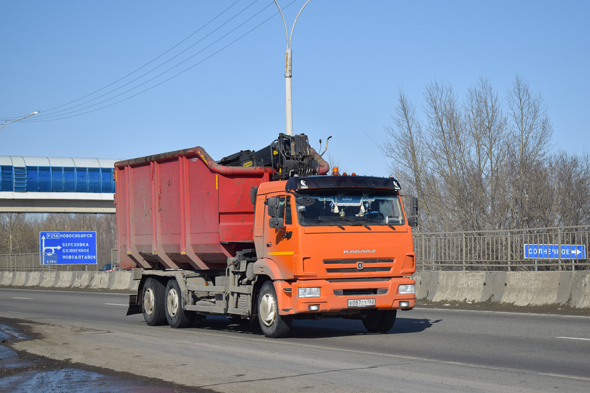 Новосибирская область, № Е 087 СТ 763 — КамАЗ-65115-A5(48)
