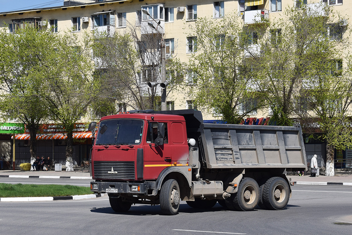 Волгоградская область, № М 595 НО 134 — МАЗ-5516X5